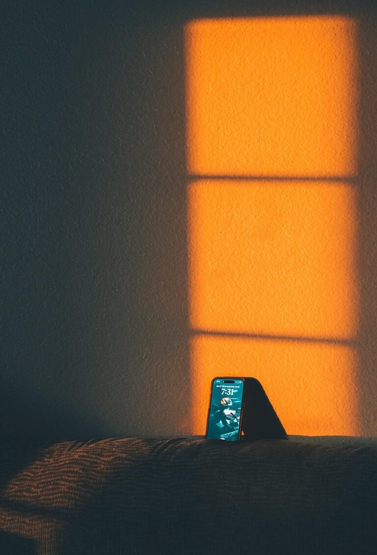 smartphone, screen, room, wall, nature, sunset, aesthetic, home